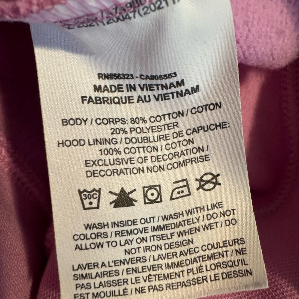 Nike Women's Sportswear Club Fleece Pink Hoodie Size Small - Picture 6 of 6